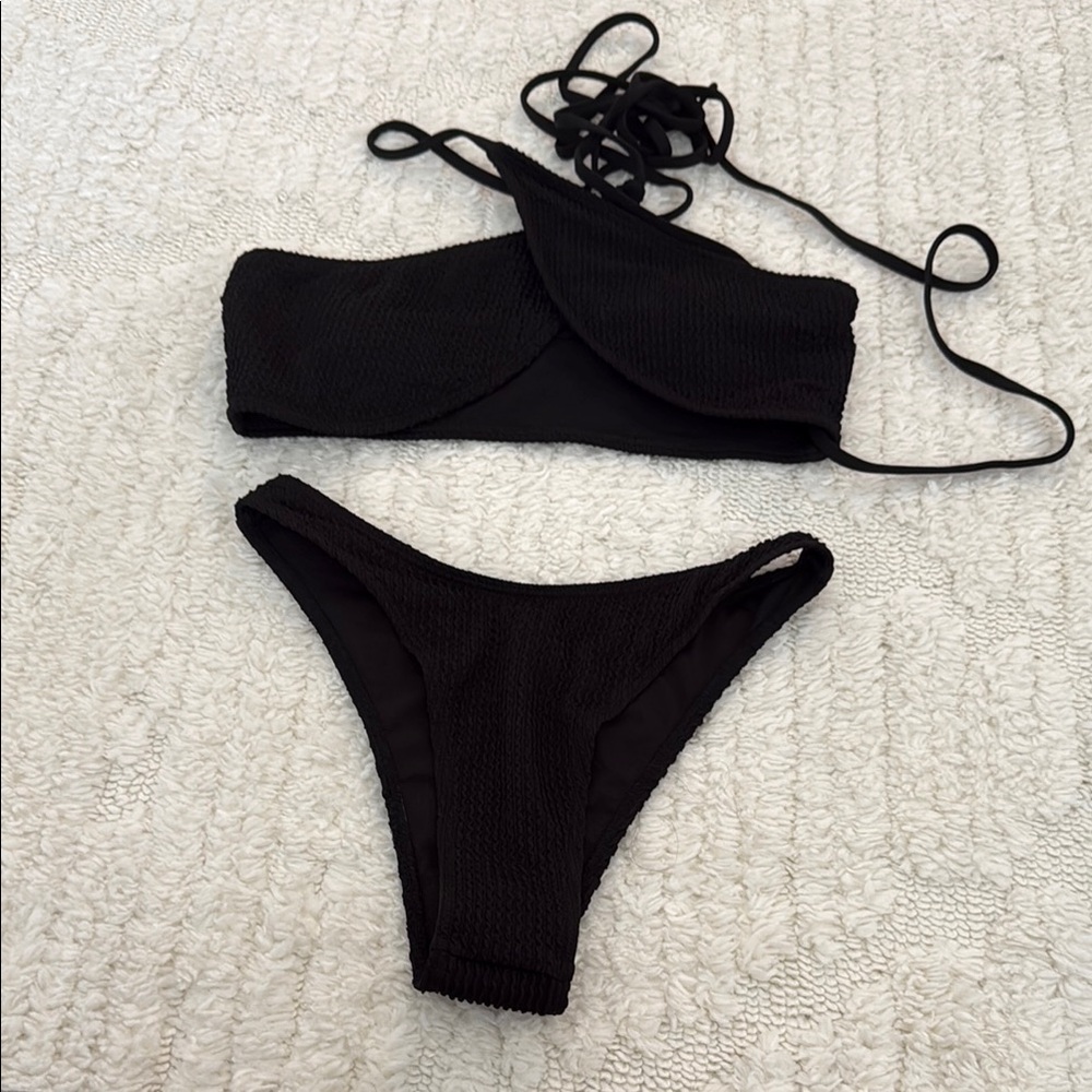 Black Women's Swimwear Set